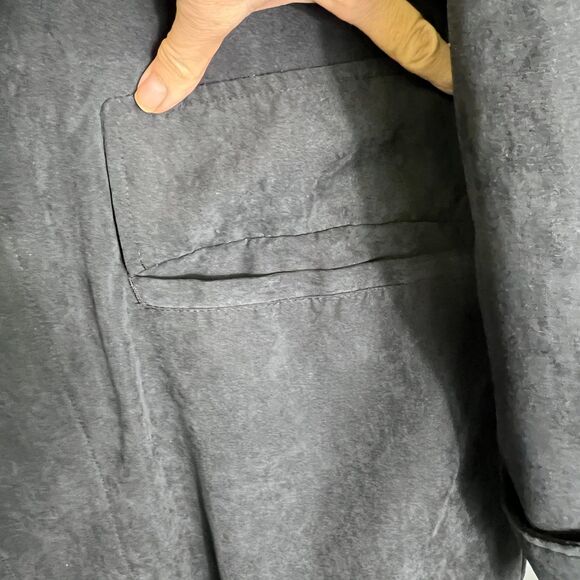 Metropolitan View Mens black Raincoat Jacket Raglan Sleeves XL - Picture 13 of 13